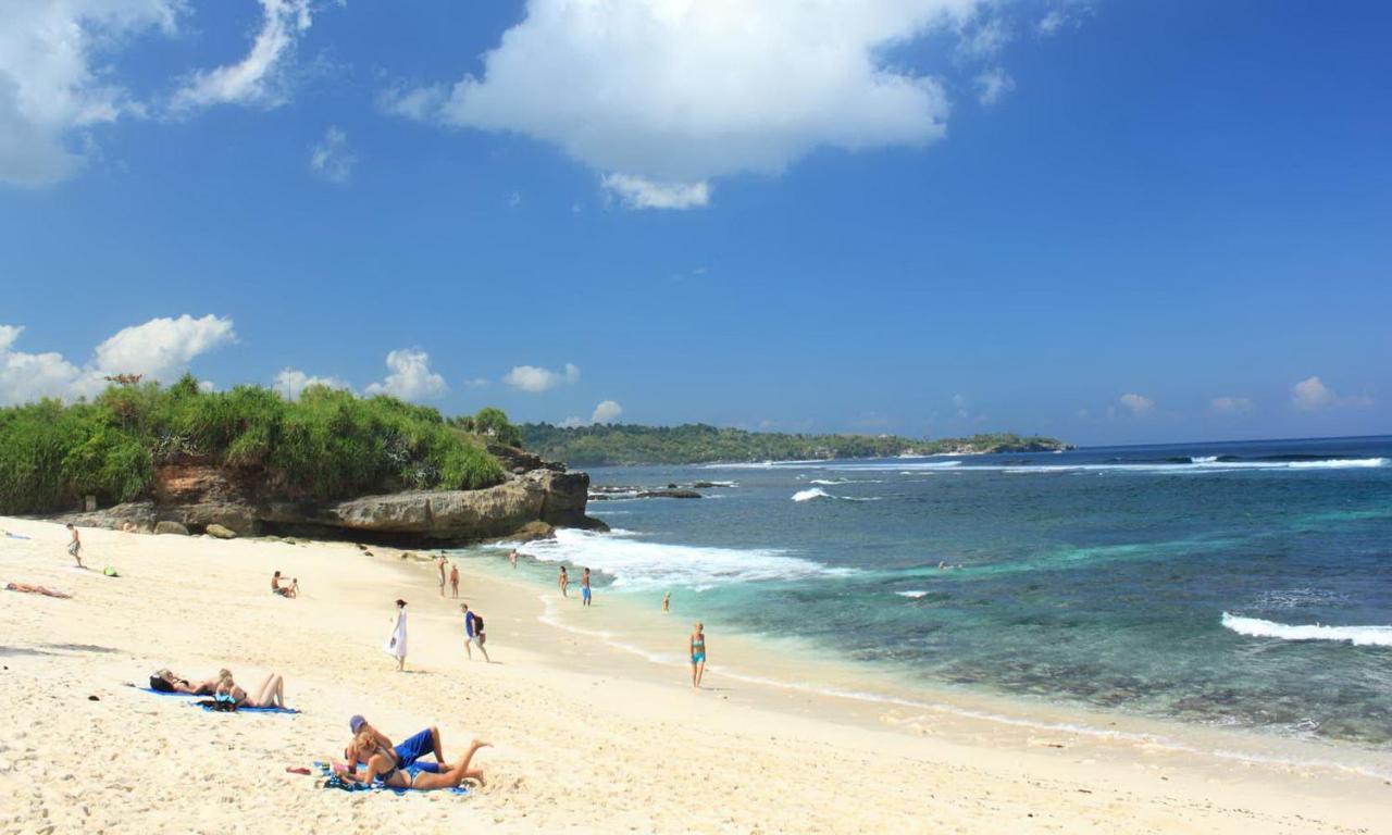 Ocean Hostel Ceningan Island Exterior foto